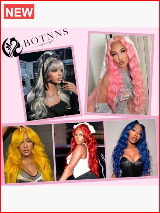 28 Inch 13x6 Lace Front Wig Human Hair 200 Density Body Wave Blonde HD Lace main image 5